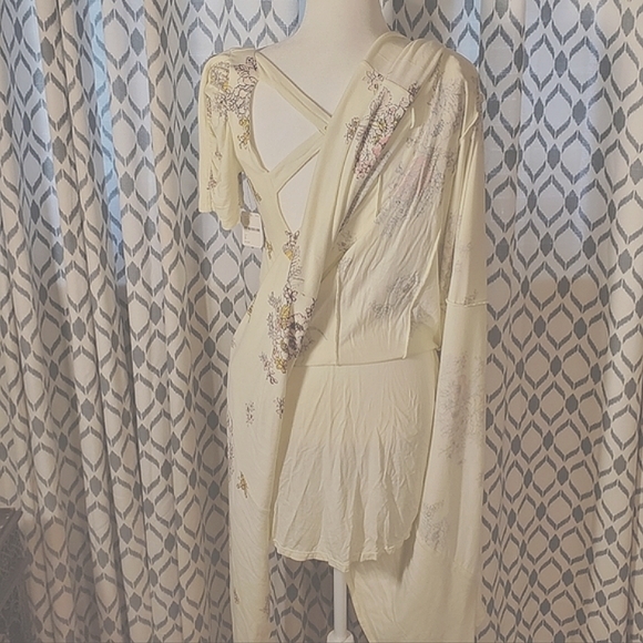 NWT🌸OFFER🌸 Free People Floral Ivory Maxi Dress, Small - Picture 11 of 13
